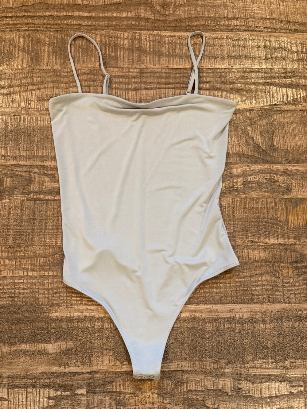 Express Silky Body Contour Thin Strap Bodysuit